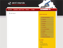Tablet Screenshot of ertiteknik.com